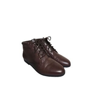 Vintage Danexx Austin Bown Leather Upper Ankle Lace Up Womens Size 10